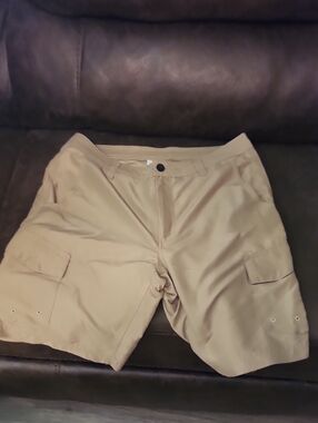 Magellan Outdoors Khaki Cargo Shorts - Lightweight Utility